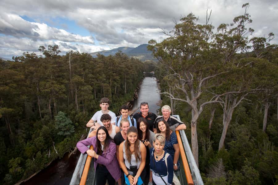 Hobart: Tahune Airwalk, Hastings Cave, Thermal Springs Tour - How the timing works in real life