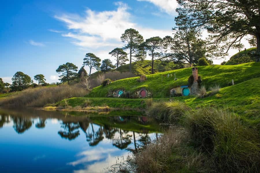 Hobbiton Movie Set & Te Puia Geothermal Valley Private Tour - Entering Hobbiton after the two-hour Waikato drive