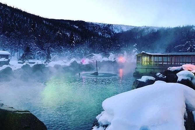 Hot Springs Aurora Viewing Dream in Alaska - The evening schedule from Fairbanks to Chena
