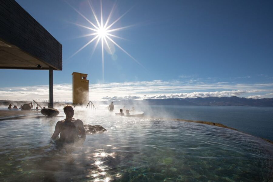 Husavik: GeoSea Geothermal Baths Entrance Ticket - Choosing the best time for views and quiet