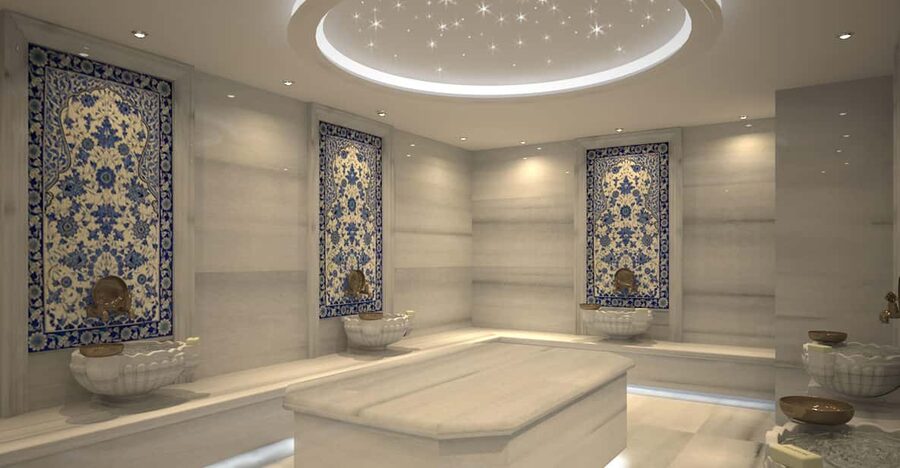 Icmeler Turkish Bath with Oil Massage - Sauna and steam: softening up first