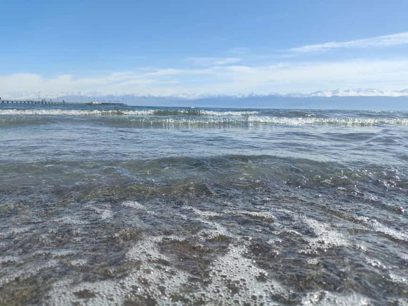 Issyk Kul Adventure: Lake Swim, Hot Springs & Ruh Ordo Tour - Hot springs and a traditional Kyrgyz lunch