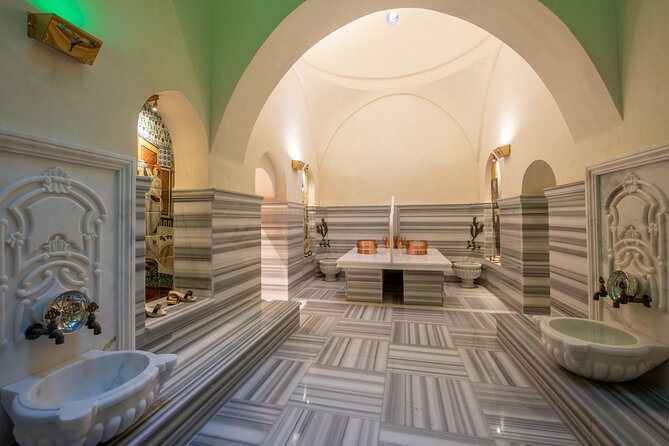 Istanbul Turkish Bath in Ottoman Style at Hammam with Drinks - The Heated Marble Scrub and Foam Wash