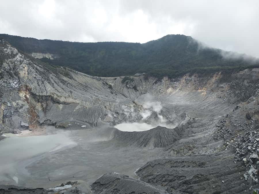 Jakarta: Volcano, Hot Spring, Tea, Rice Fields, &Coffee tour - Tangkuban Perahu and Its Sulfur Fumes