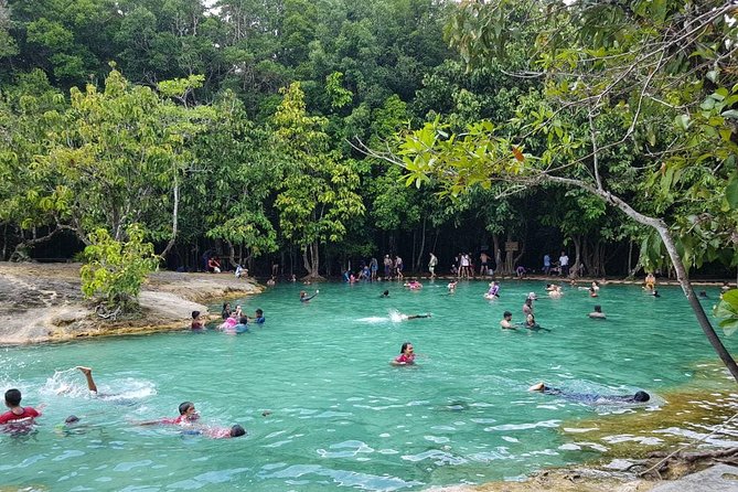 Krabi Emerald Pool, Hot Spring and Tiger Temple - Tiger Temple and the long stone staircase