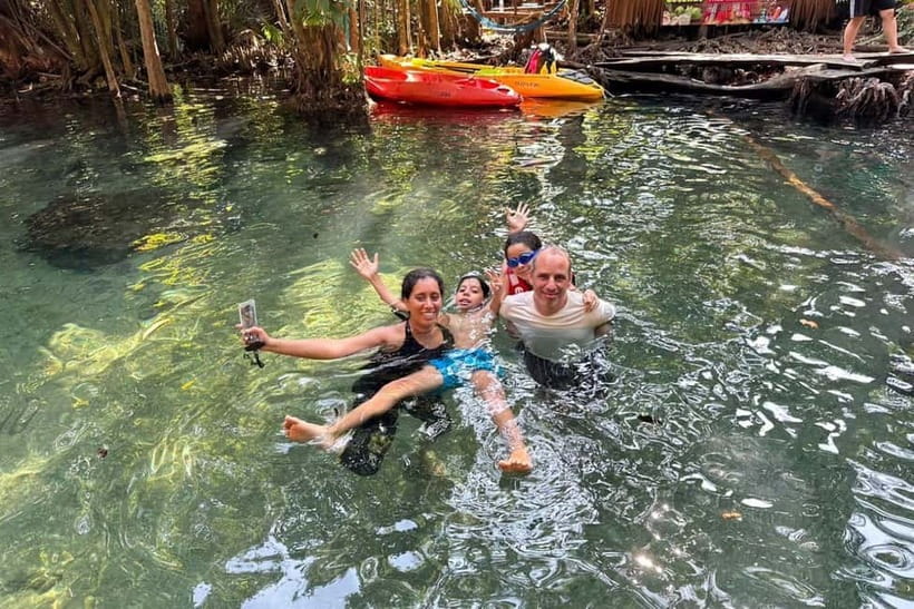 Krabi: Emerald Pool, Hot Springs, and Kayaking Tour - Warm Water at the Hot Spring Waterfall