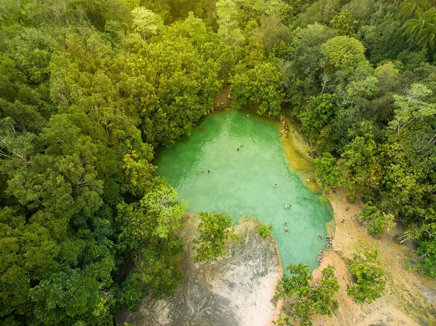 Krabi: Klongtom Hot Spring, Emerald Pool and Tiger Cave Tour - Three very different Krabi sights in one day