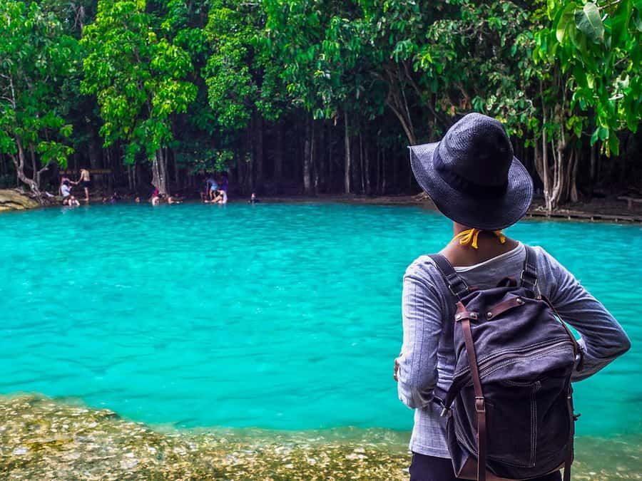Krabi: Klongtom Hot Spring, Emerald Pool and Tiger Cave Tour - The Emerald Pool: Krabi’s clearest natural stop