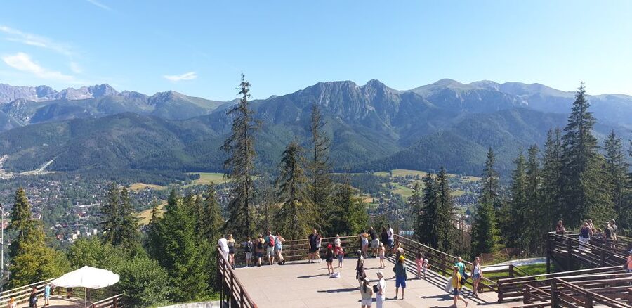 Krakow: Zakopane, Gubałówka & Thermal Baths – Full-Day Tour - Riding the funicular to Gubałówka Hill