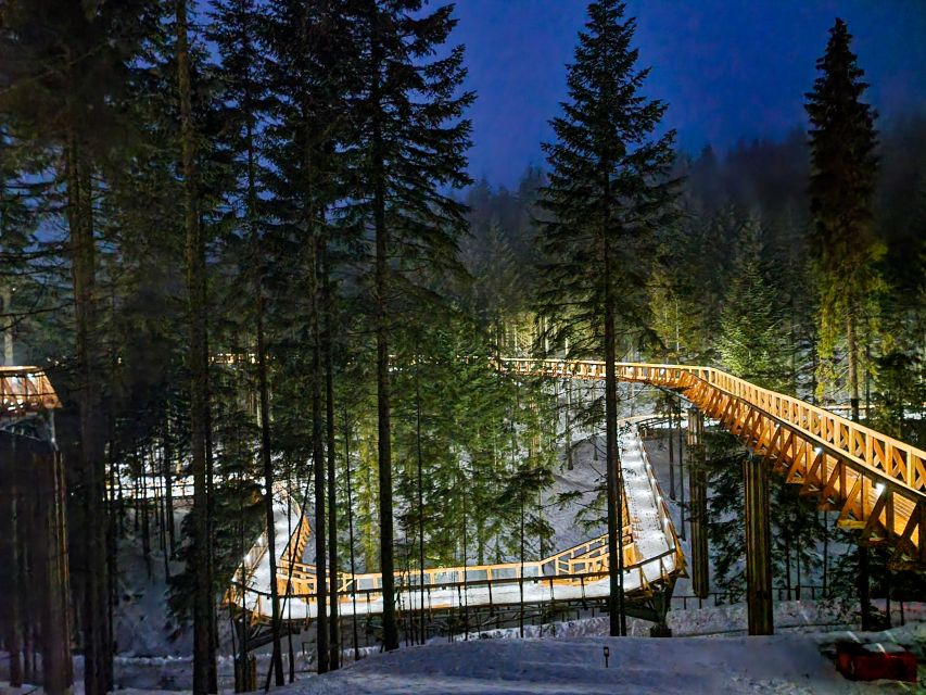 Krakow: Zakopane, Thermal Baths and Gorce Park Treetop Walk - Thermal baths with jets, benches, and mineral water