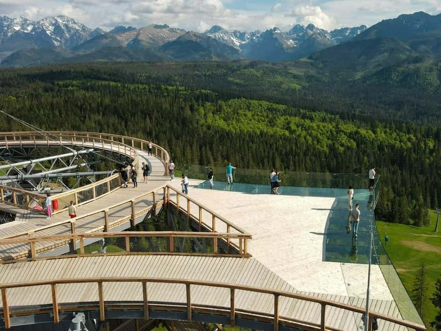Krakow: Zakopane, Thermal Baths and Gorce Park Treetop Walk - What the $133 price covers