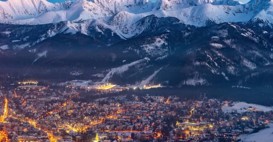 KRAKOW ZAKOPANE TOUR CABLE CAR THERMAL BATHS & HOTEL PICKUP - Zakopane and two and a half hours of free time