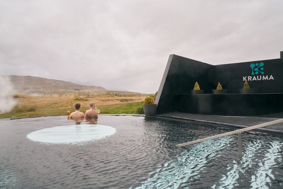 Krauma Geothermal Baths Entrance Ticket - Deildartunguhver gives the visit its character