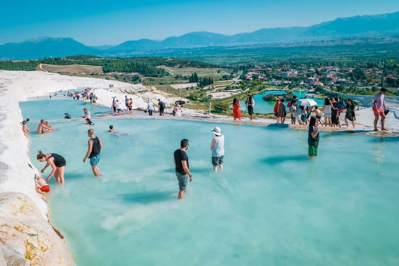 Kusadasi: Pamukkale Hot Spring & Hierapolis Small-Group Tour - Lunch, shopping stops, and the value of the day