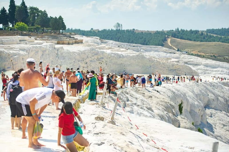 Kusadasi: Pamukkale Hot Spring & Hierapolis Small-Group Tour - Guides, language, and the day’s pace