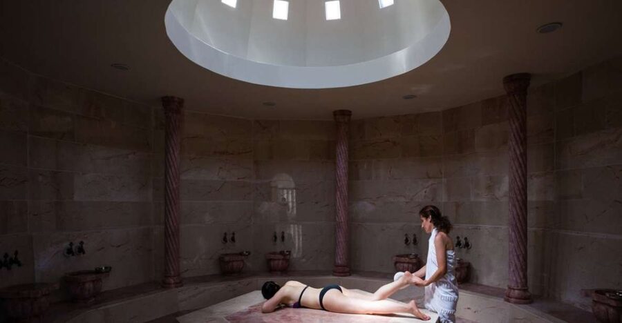 Kusadasi: Turkish Bath Experience with Hotel Pickup - Changing rooms, lockers, and the first step inside