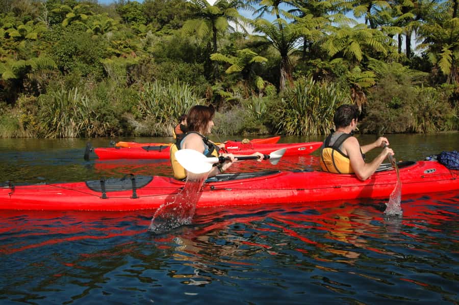 Lake Rotoiti & Hot Pools Guided Kayak - The Start: Gear, Transfer, and Safety Briefing