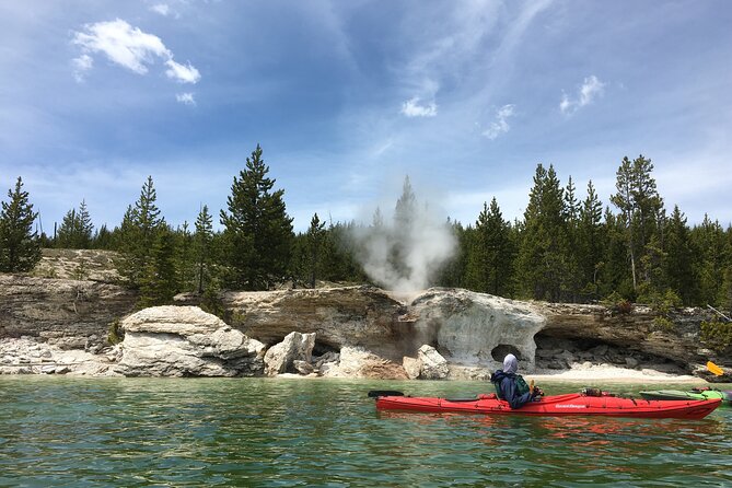 Lake Yellowstone Half Day Kayak Tours Past Geothermal Features - The 8:30 a.m. start is worth choosing
