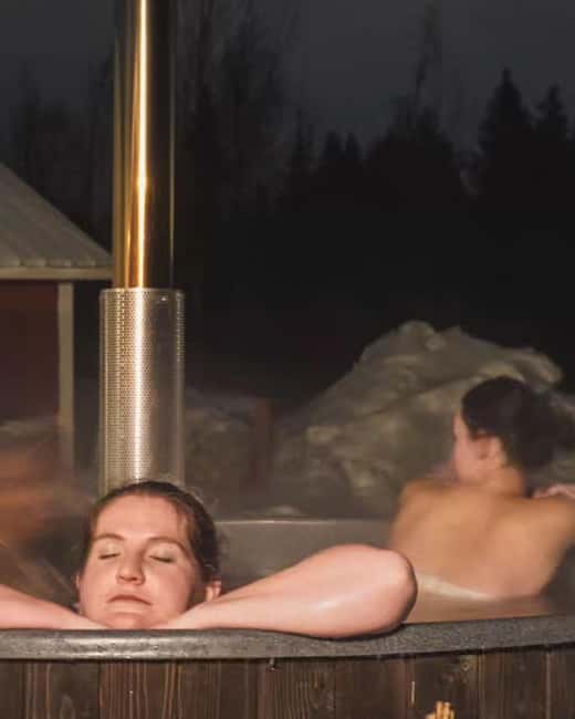 Luleå: Spa in Nature with Hot Tub & Sauna Experience - How the two-hour schedule feels