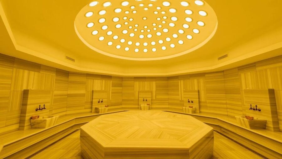 Marmaris Turkish Bath Experience with Hotel Pickup - Inside the marble hammam