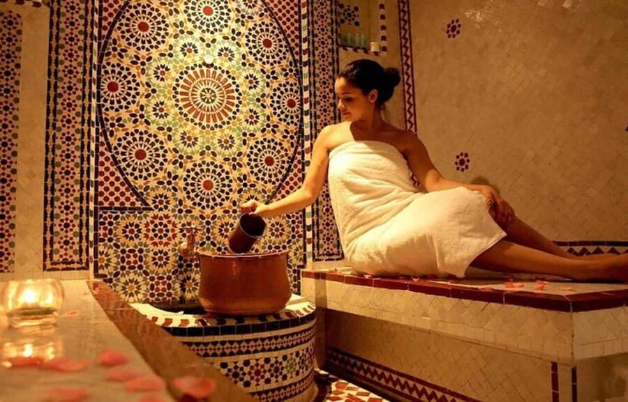 Marrakech: 3H Traditional Hammam & Massage & Hotel Pick up - The 45-minute hammam uses black soap and a kessa glove