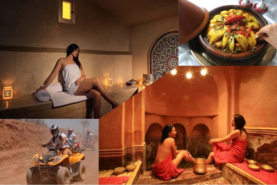 Marrakech Tour: Quad bike, Lunch in Palm Grove, Hammam & SPA - Quad bikes, dry trails, and a useful geography check