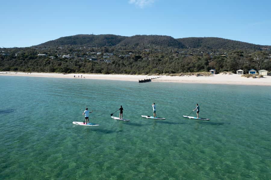 Mornington Peninsula: SUP, Hike, & Hot Springs Trip w/ Lunch - Key points at a glance