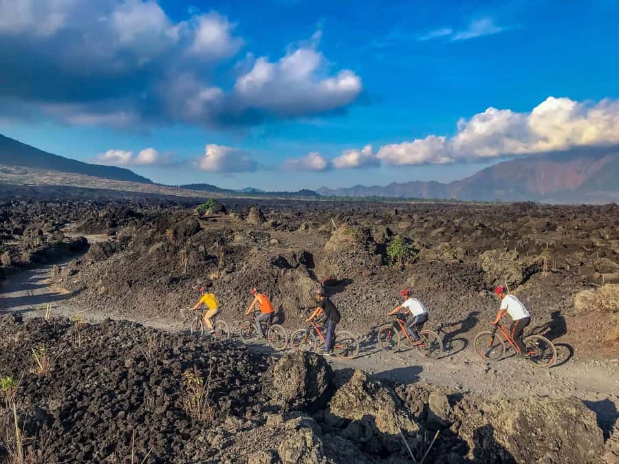Mount Batur: Black Lava Cycling Tour w/ Natural Hot Spring - Who should book this Mount Batur day trip?