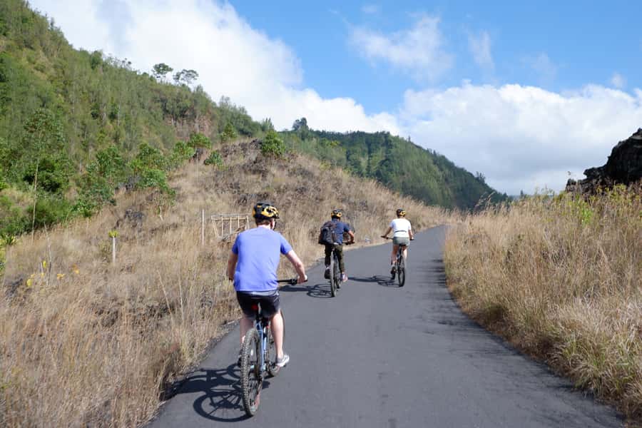 Mount Batur: Black Lava Cycling Tour w/ Natural Hot Spring - The two-hour ride across Mount Batur’s lava fields