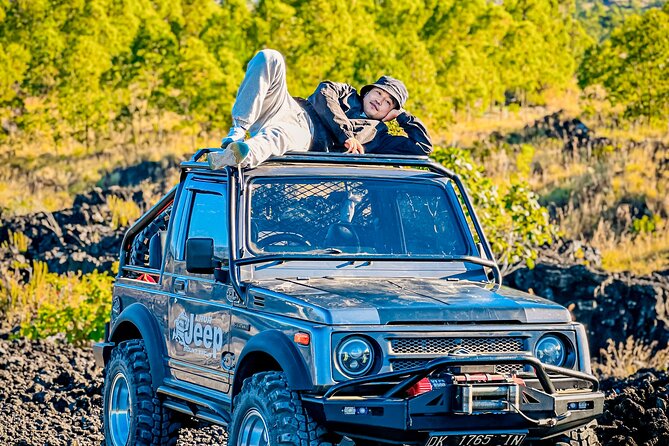 Mount Batur Jeep Sunrise and Natural Hot Spring Tour - The jeep ride up Mount Batur