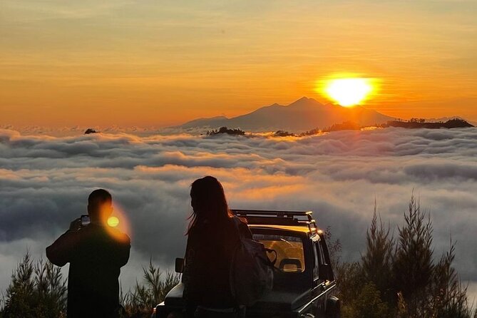 Mount Batur Jeep Tour: Sunrise, Black Lava,Black Sand &Hot Spring - Sunrise at Mount Batur