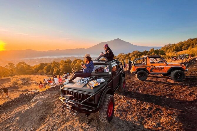 Mount Batur Sunrise Jeep Tour with Natural Hot Spring - Sunrise from the Mount Batur viewpoint