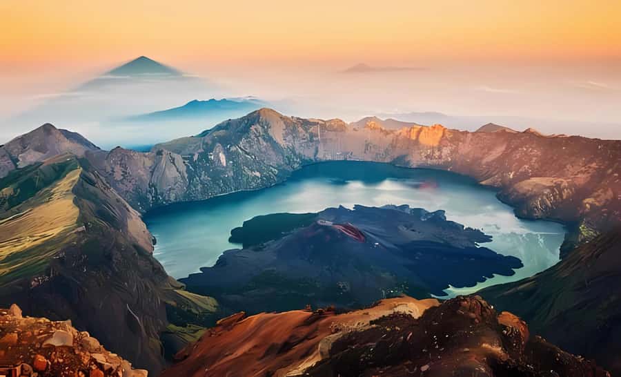 mount rinjani 3D/2N summit,lake.hot spring and crater rim - What the $137 price really covers