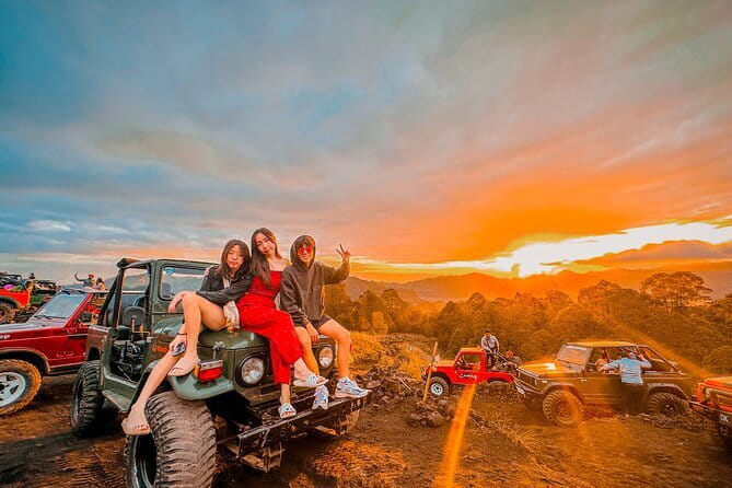 Mt Batur Sunrise Jeep & Natural Hot Spring Tour - The jeep ride to the sunrise viewpoint