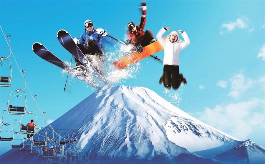 Mt. Fuji Skiing Experience- YETI Ski Resort & Onsen Day Trip - The hot spring finish at Konohana no Yu