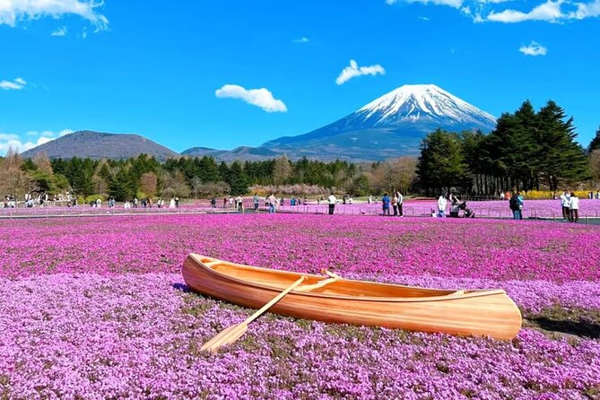 Mt. Fuji to Lake Kawaguchi, Lake Yamanaka and Onsen Day Tour - The Maple Corridor in autumn