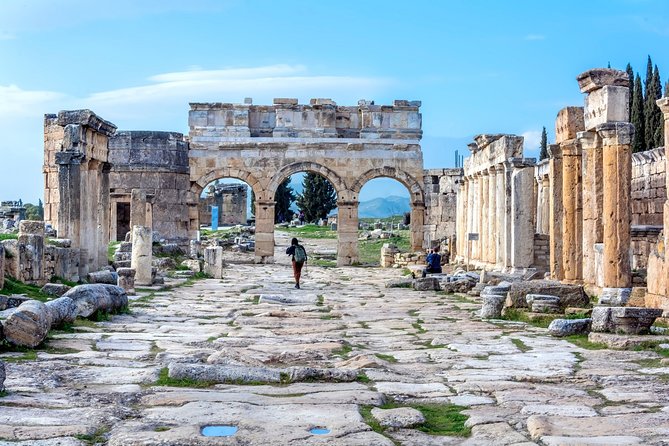Pamukkale, Hot Springs, Travertines Tour Incl. Lunch f/Bodrum - Hierapolis, the Roman city above the springs