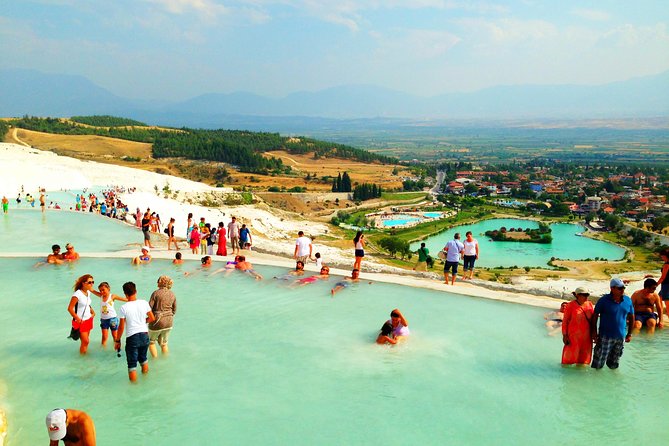 Pamukkale, Hot Springs, Travertines Tour Incl. Lunch f/Bodrum - Meals, shopping stops, and the value of €78.02