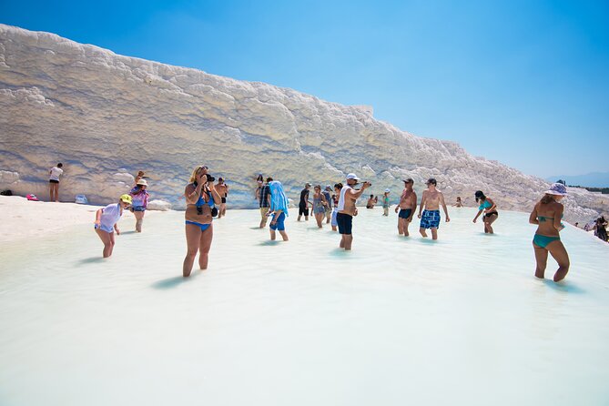 Pamukkale, Hot Springs, Travertines Tour Incl. Lunch f/Bodrum - Transport, group size, and the return to Bodrum
