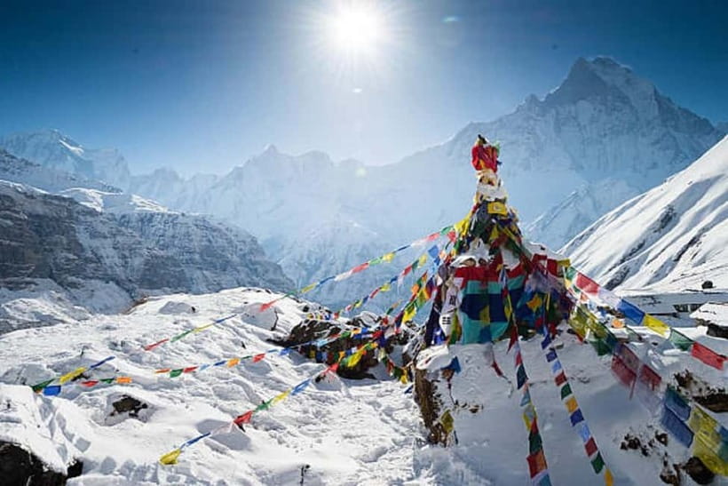 Pokhara: 7-Day Annapurna Base Camp Trek & Natural Hot Spring - Day 4: Himalaya to Machhapuchhre Base Camp and Annapurna Base Camp