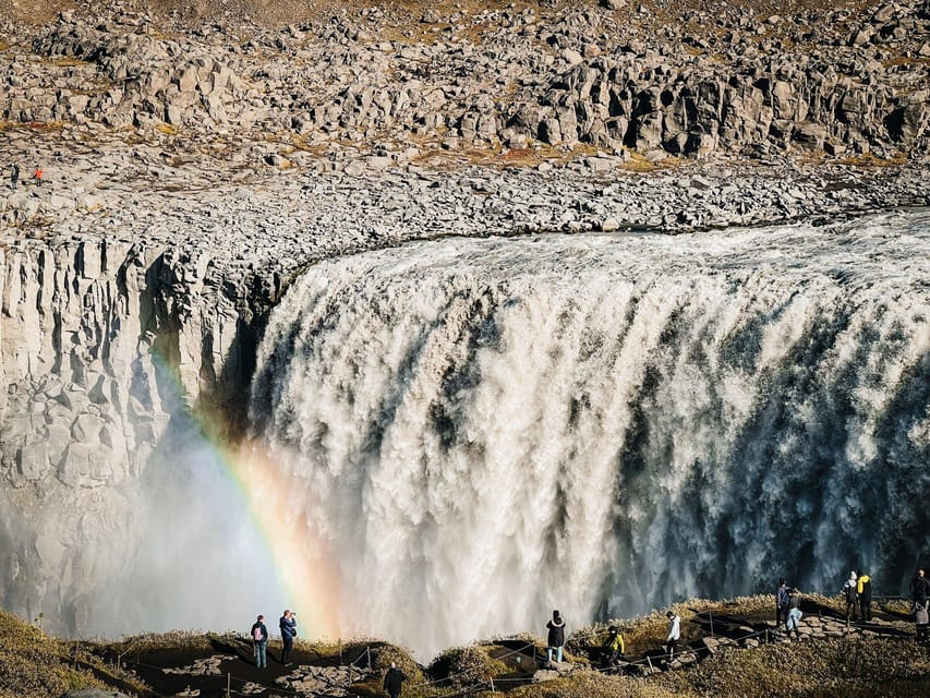 Port Akureyri: Godafoss Waterfall, Myvatn and Dettifoss - Hverir, where the ground steams and bubbles