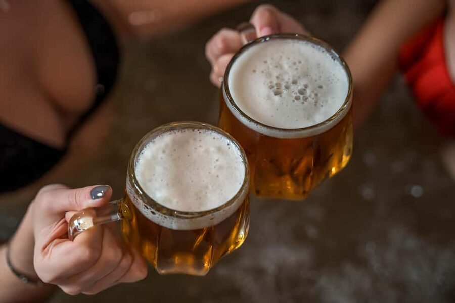 Prague: Beer Spa Experience with Unlimited Beer and Sauna - Unlimited Bernard beer in a Czech setting
