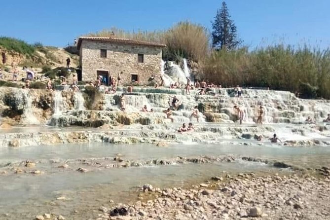 Private Full-day Cascate del Mulino Hot Springs from Rome - Arriving at Cascate del Mulino around 10:30