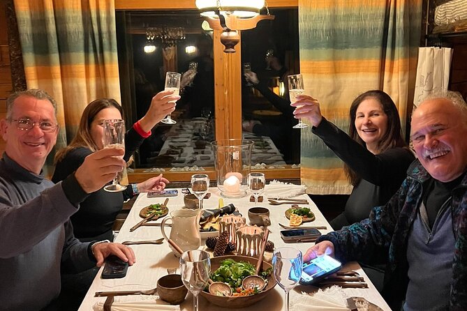 Private Traditional Sauna, Ice Dip and Dinner in the Wilderness - Who will enjoy this evening most