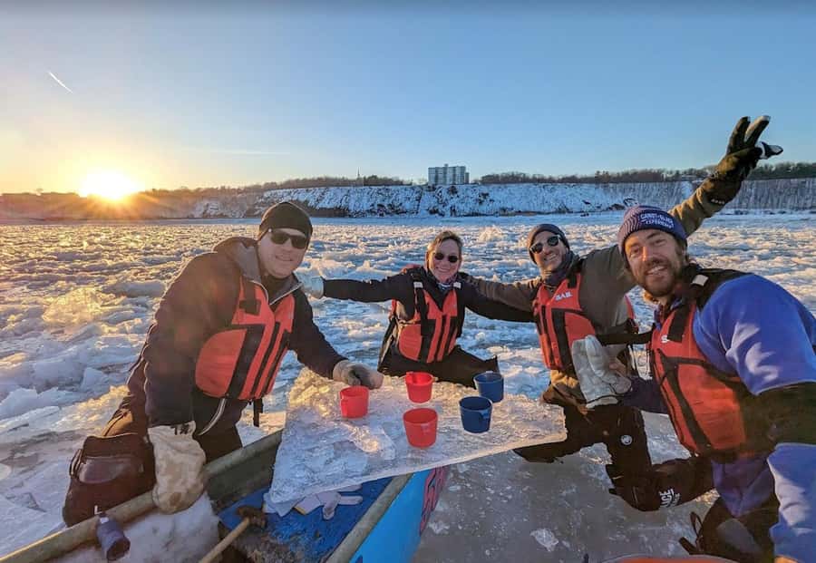 Quebec City: Sunset Ice Canoe Experience with Sauna - Why ice canoeing feels unlike ordinary winter sightseeing