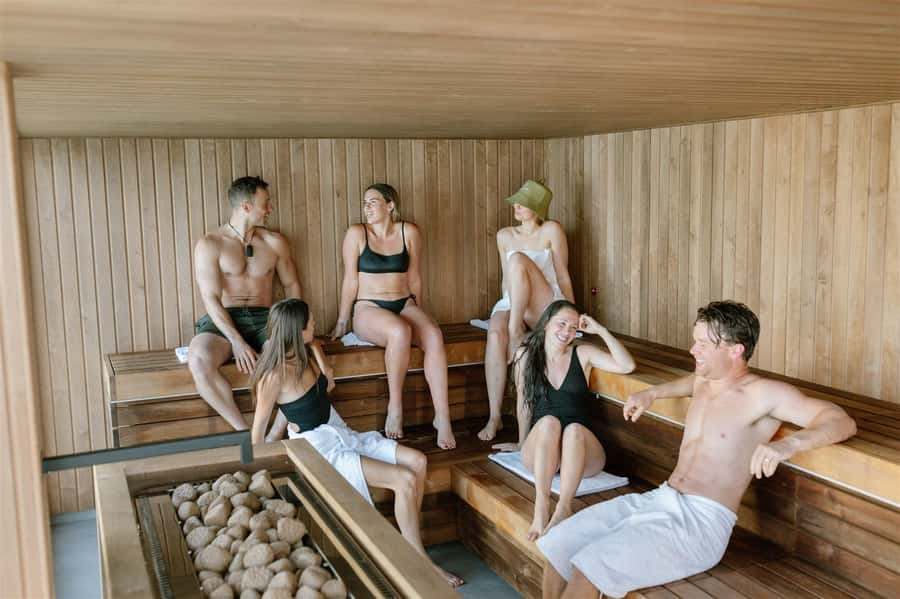 Queenstown: Floating Sauna Experience on Lake Whakatipu - Inside the handcrafted Finnish saunas