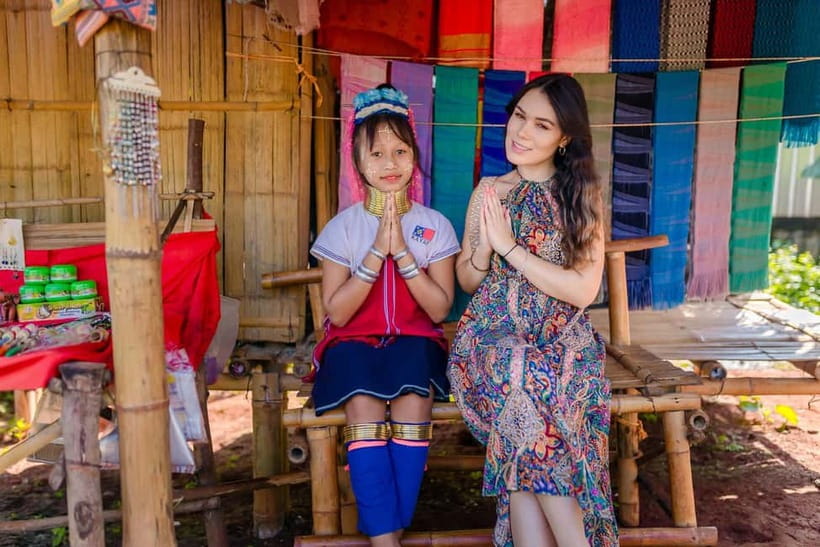Red, Blue, White Temples & Hot Spring Trip from Chiang Mai - The optional Long Neck Village visit