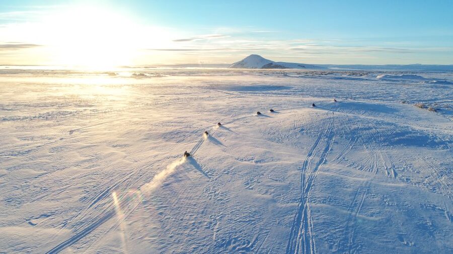 Reykjahlid: Snowmobile Adventure by Lake Mývatn - What the guides add to the ride