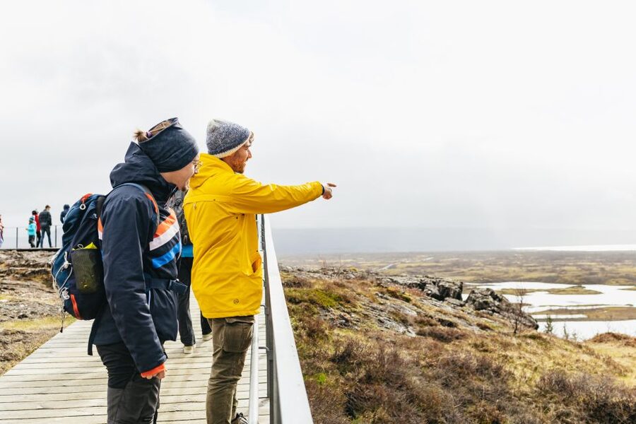Reykjavik: Golden Circle, Crater & Blue Lagoon Minibus Tour - Gullfoss, Iceland’s powerful waterfall