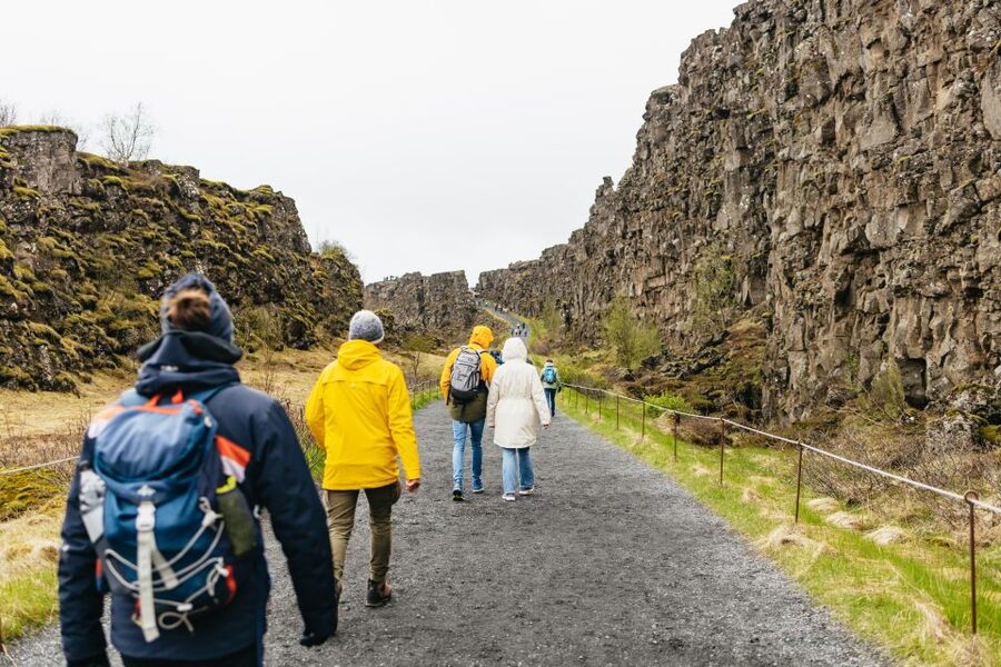 Reykjavik: Golden Circle, Crater & Blue Lagoon Minibus Tour - Kerid Crater’s short but striking stop